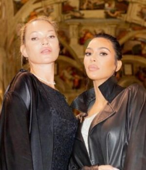 Kate Moss et Kim Kardashian, yin et yang au Vatican