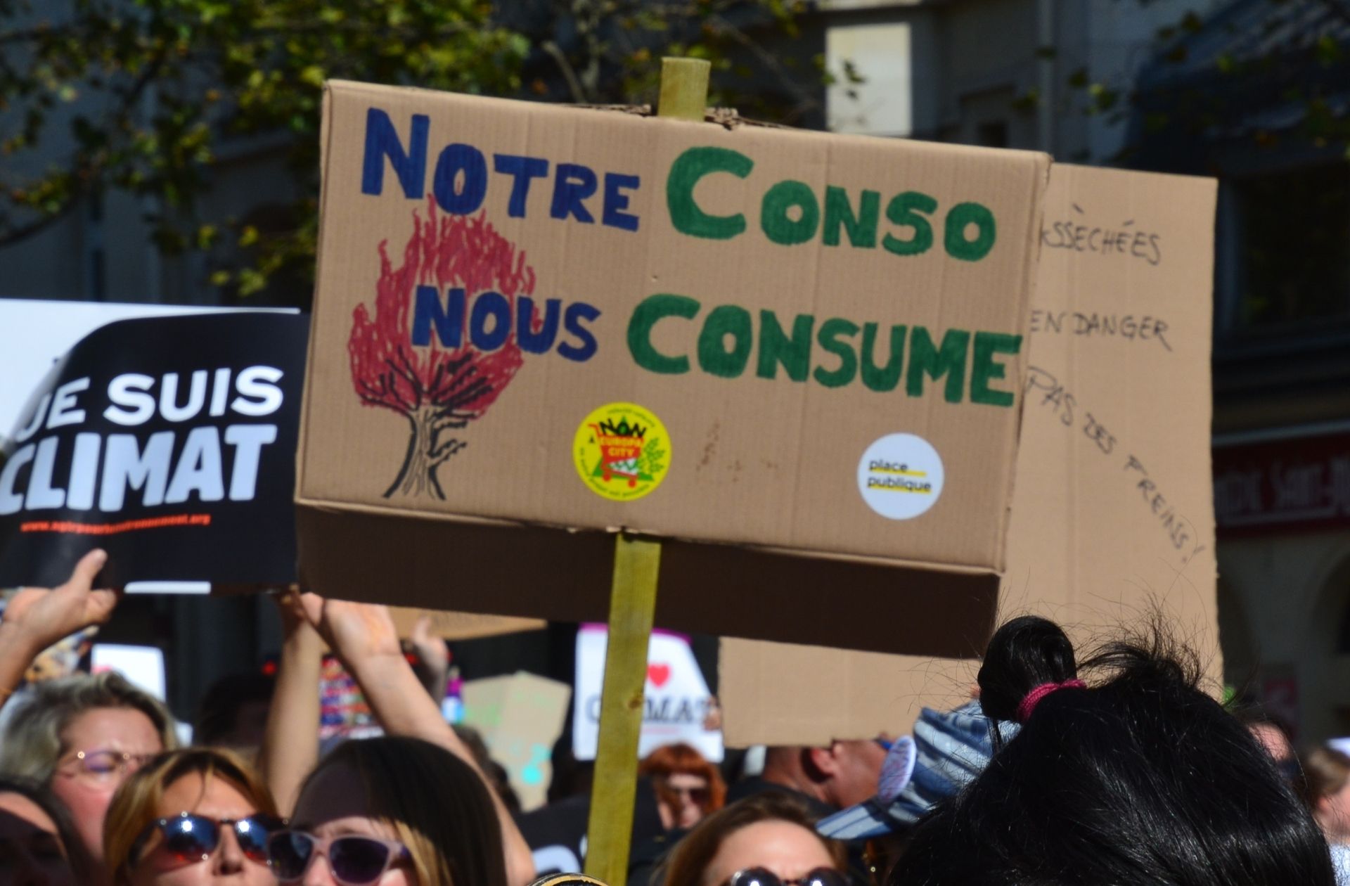 jeanne menjoulet marche pour le climat du 21 septembre 2019 à Paris
