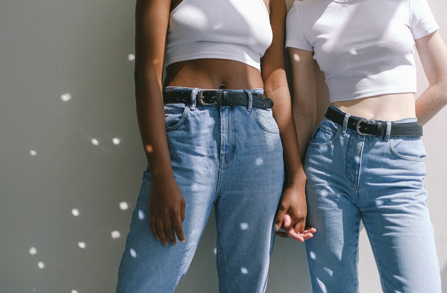 Jeans Camaïeu Bleu Taille 44 - Coupe Droite, En Coton élasthanne, Pour Femme