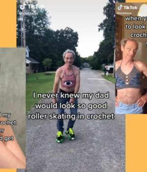 Emily-Beaver-fait-porter-son-crochet-à-son-père-sur-TikTok