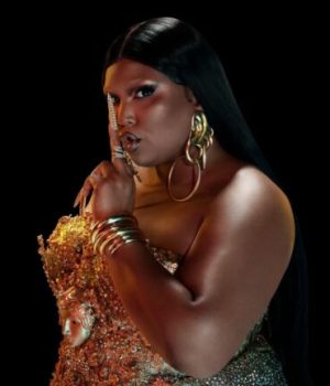 La pochette du nouveau single de Lizzo, Rumors