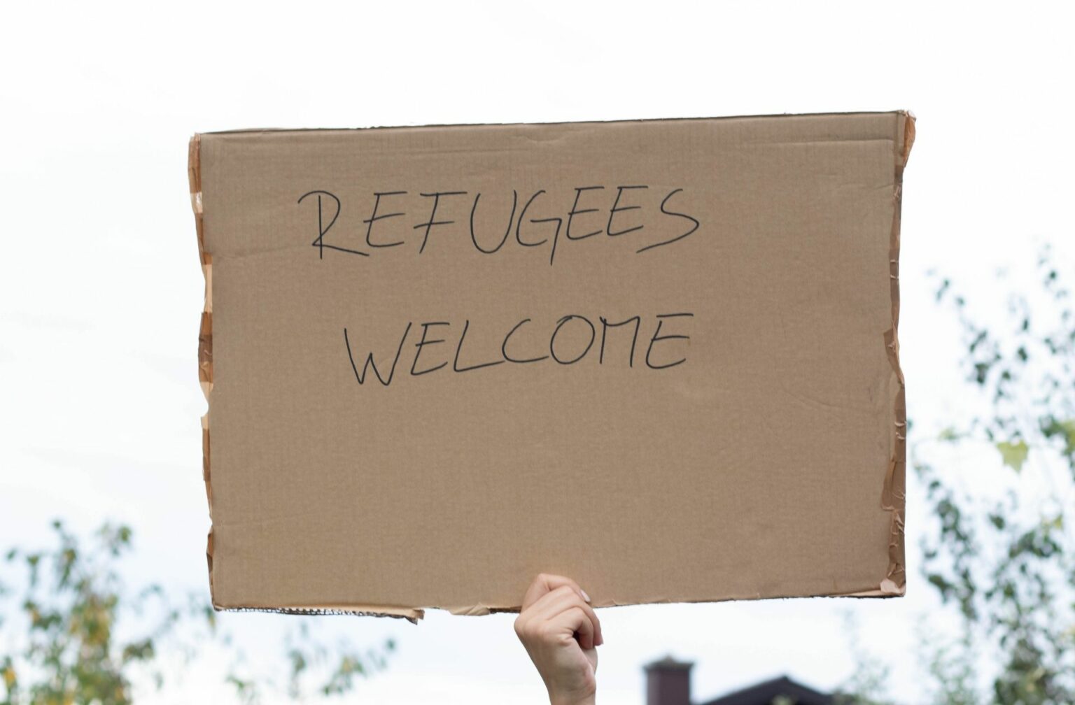 refugees welcome – marco verch flickr
