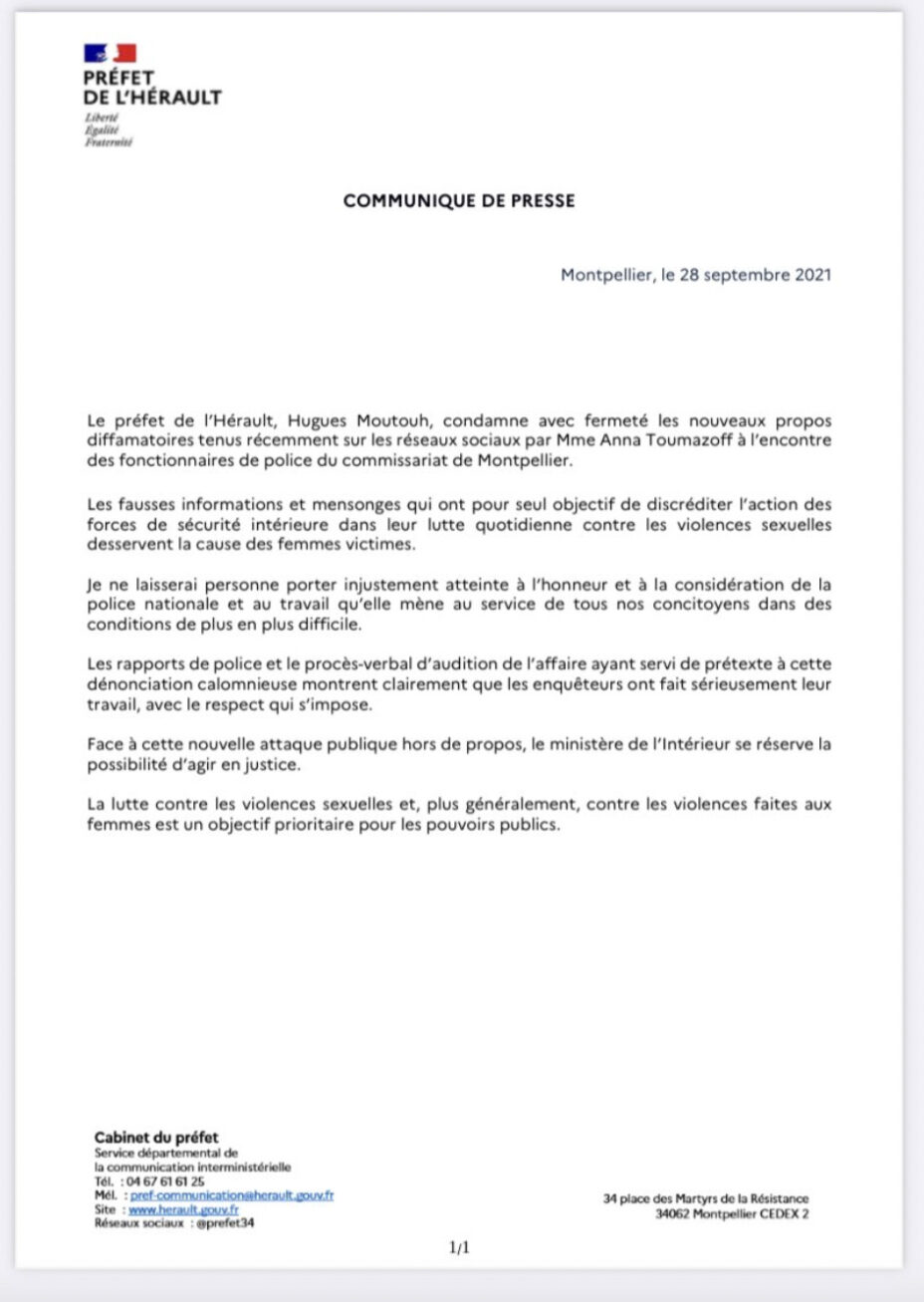 communique-prefet-herault-anna-toumazoff communique-prefet-herault-anna-toumazoff