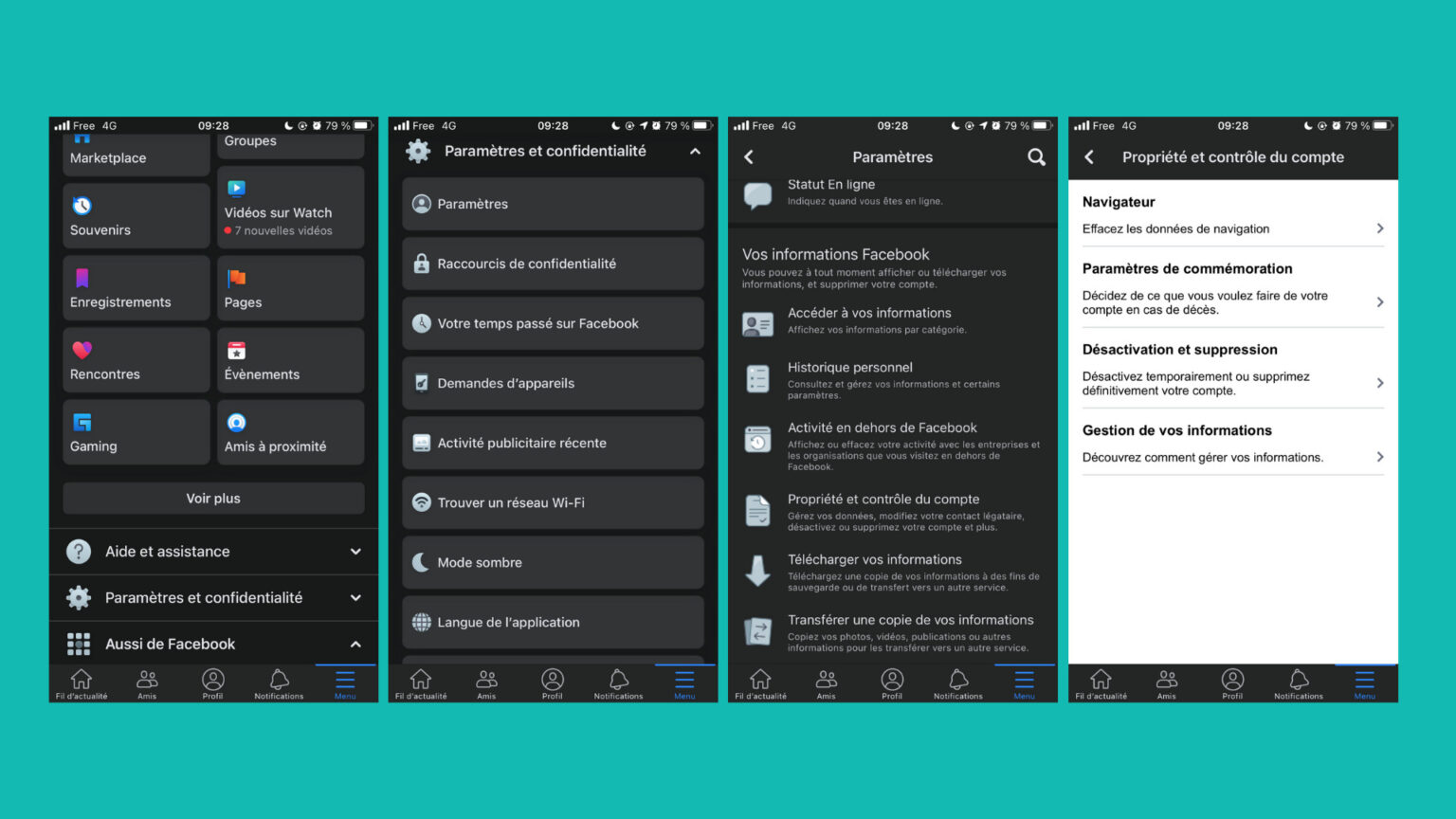 Supprimer Facebook sur Téléphone Supprimer Facebook sur Téléphone