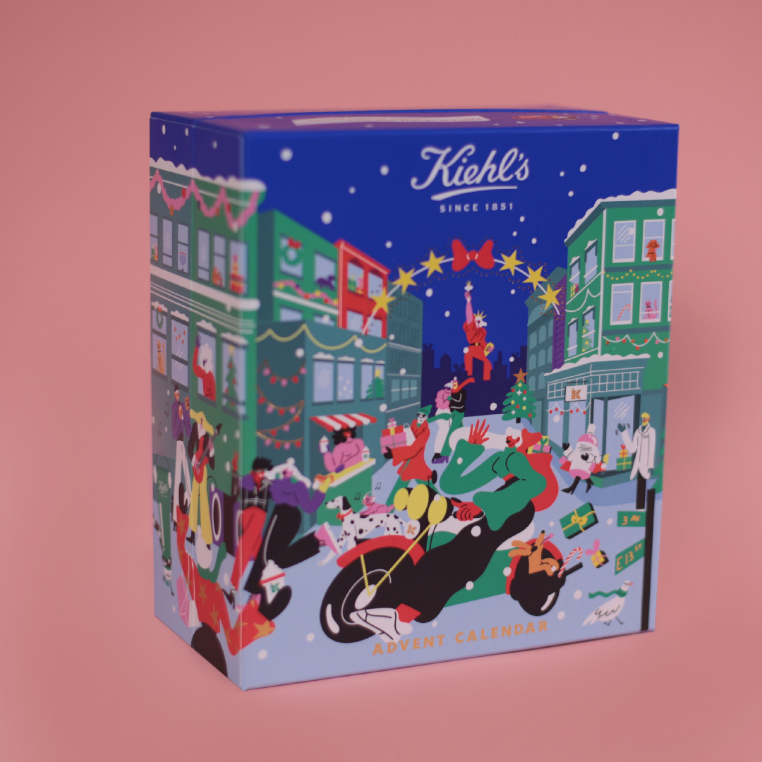 La calendrier de l'Avent beauté 2021 de Kiehl's