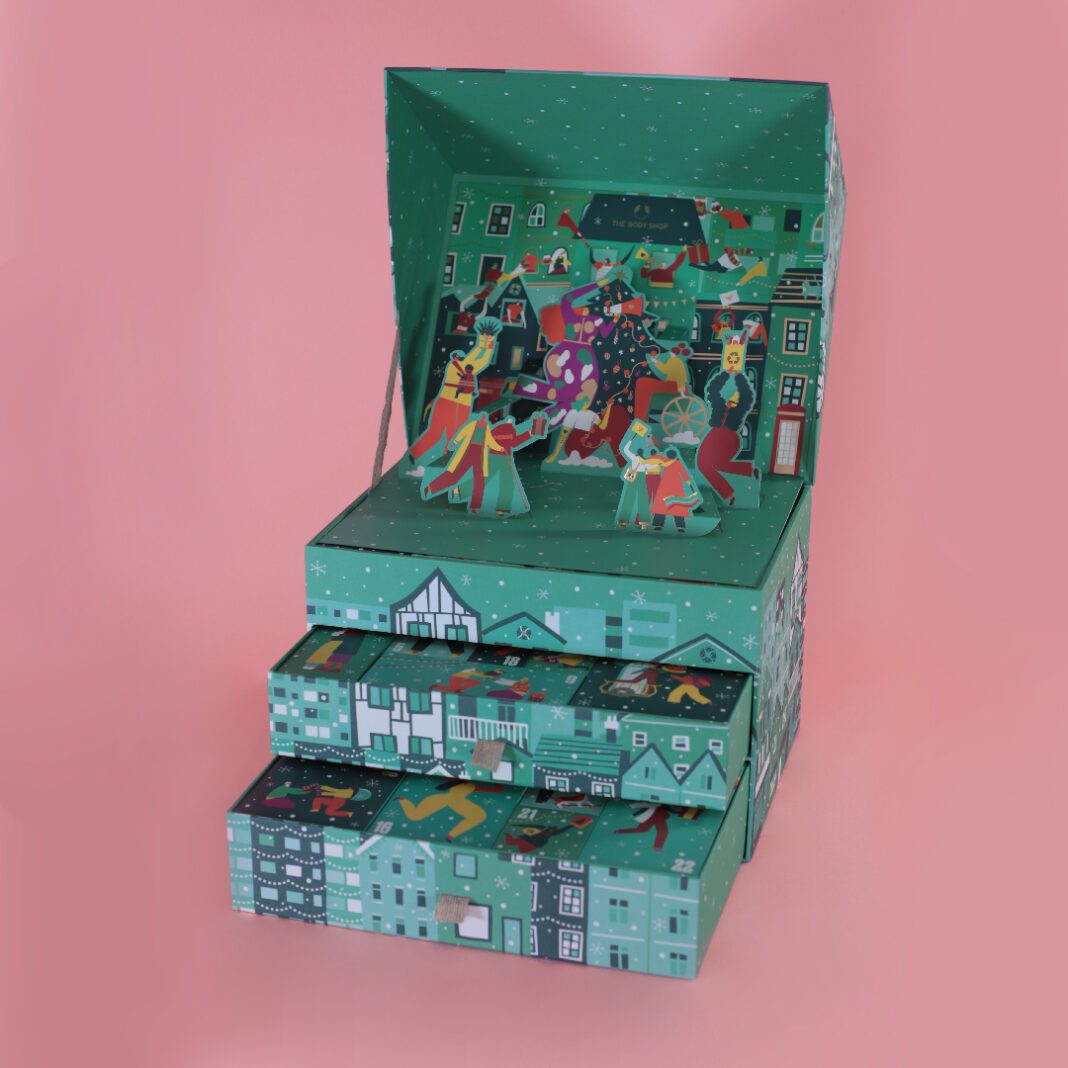 Le calendrier de l'Avent beauté The Body Shop Le calendrier de l'Avent beauté The Body Shop