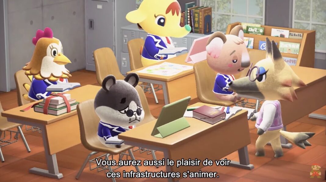 L'école dans Animal Crossing. L'école dans Animal Crossing.