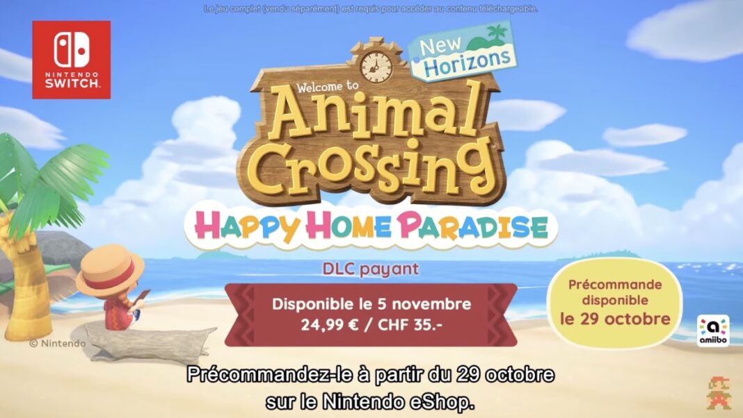 Les infos sur le DLC d'Animal Crossing. Les infos sur le DLC d'Animal Crossing.