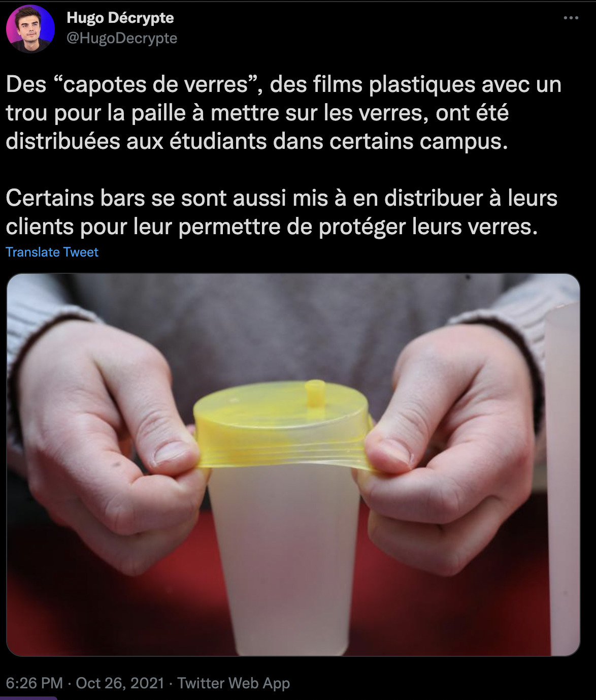 Capote de verre