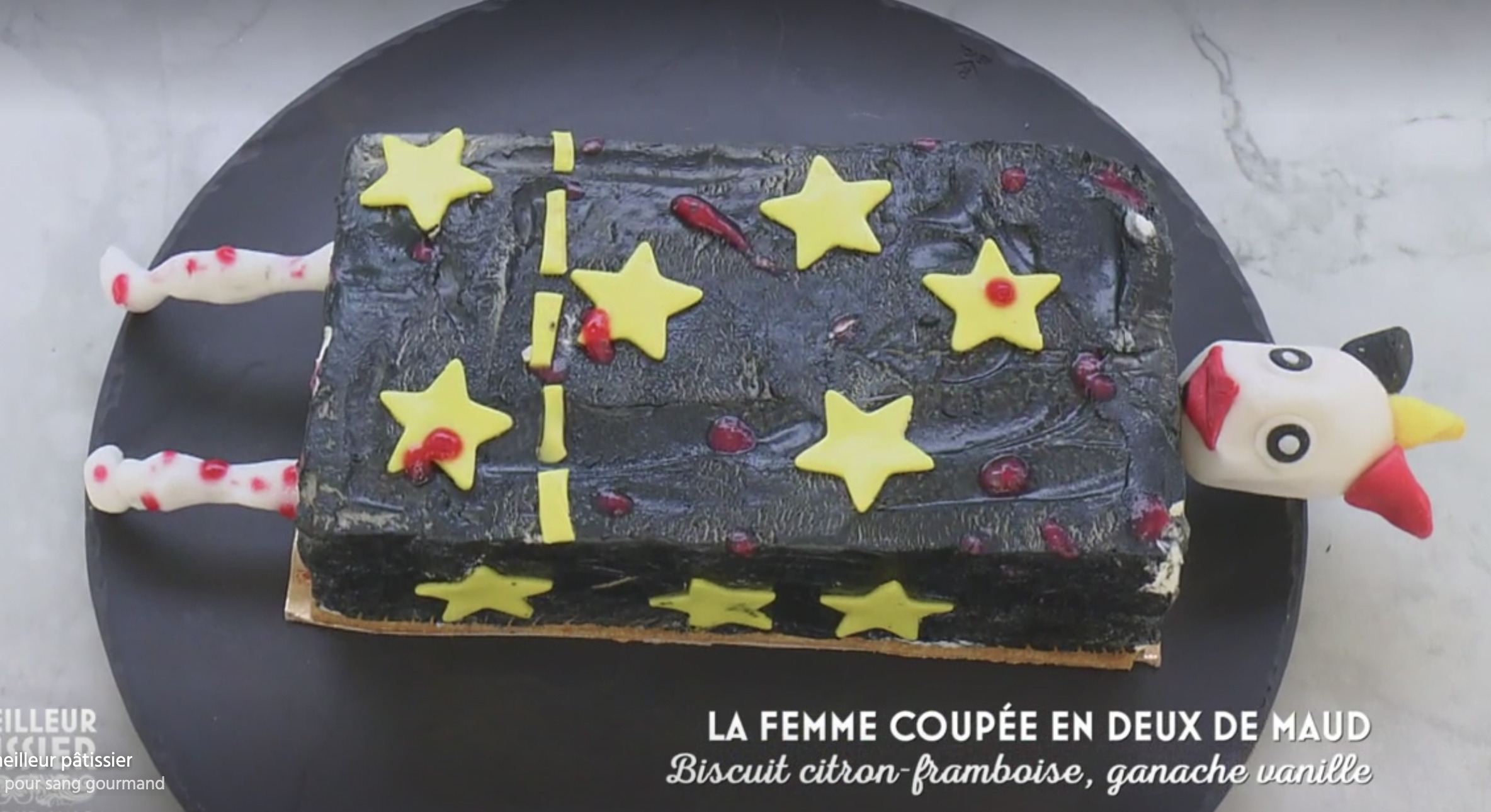 Gâteau de Maud - tour de magie qui tourne mal