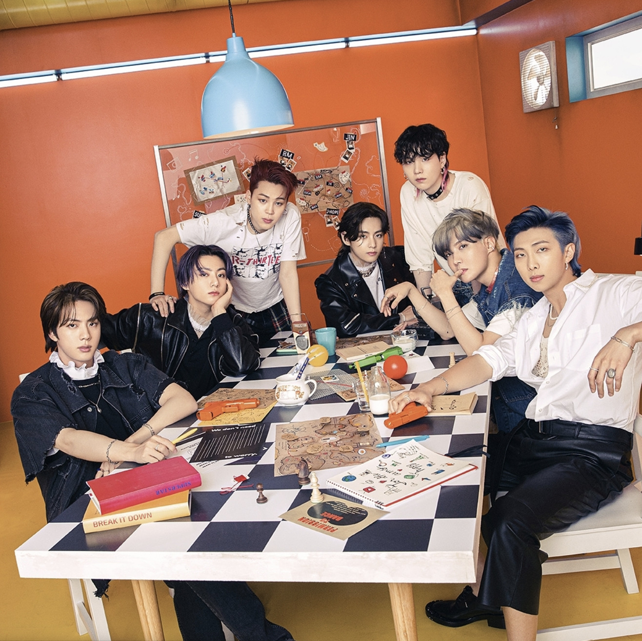 Capture d'écran du compte Instagram du groupe BTS