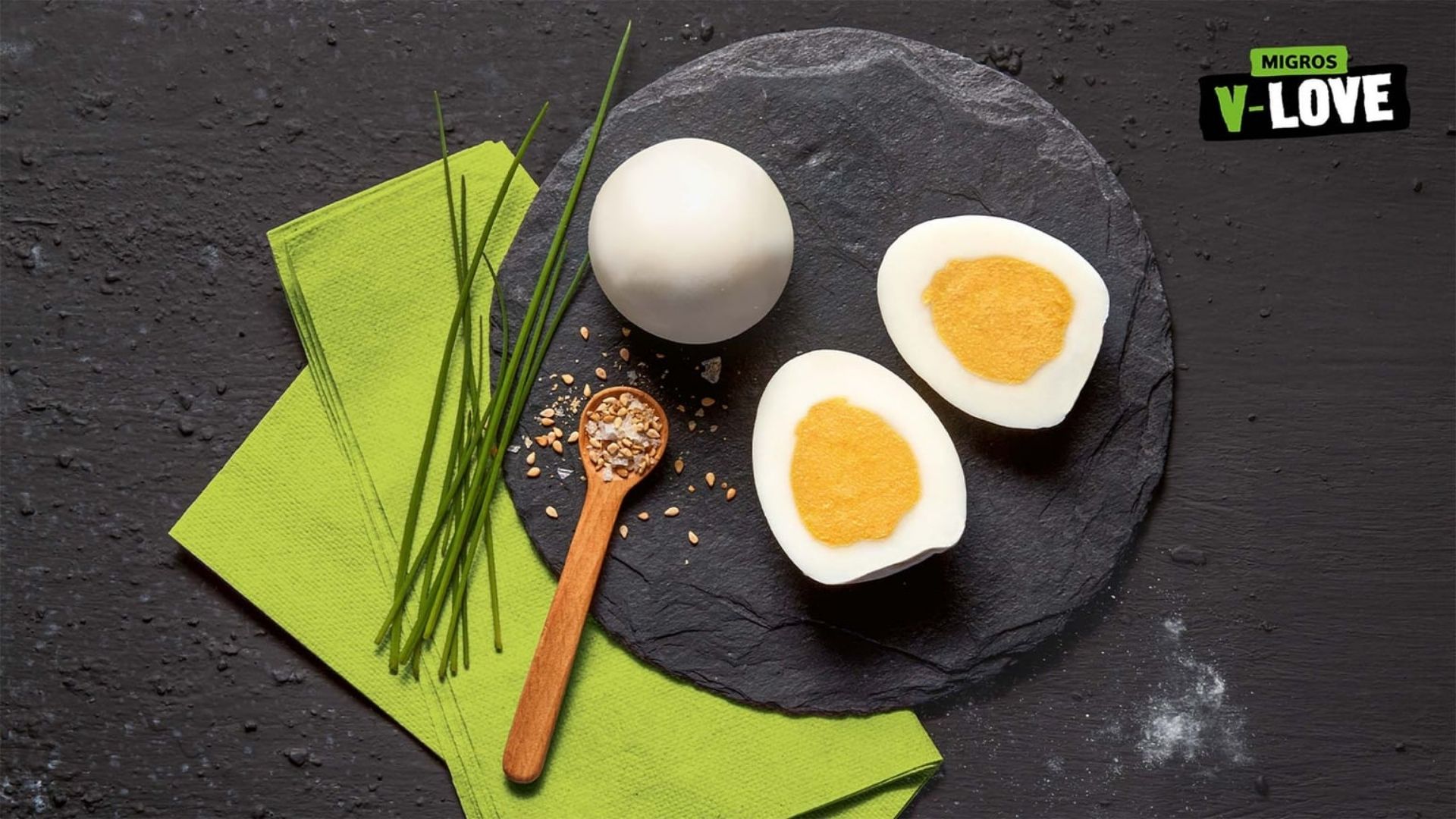 Le premier oeuf dur vegan Migros