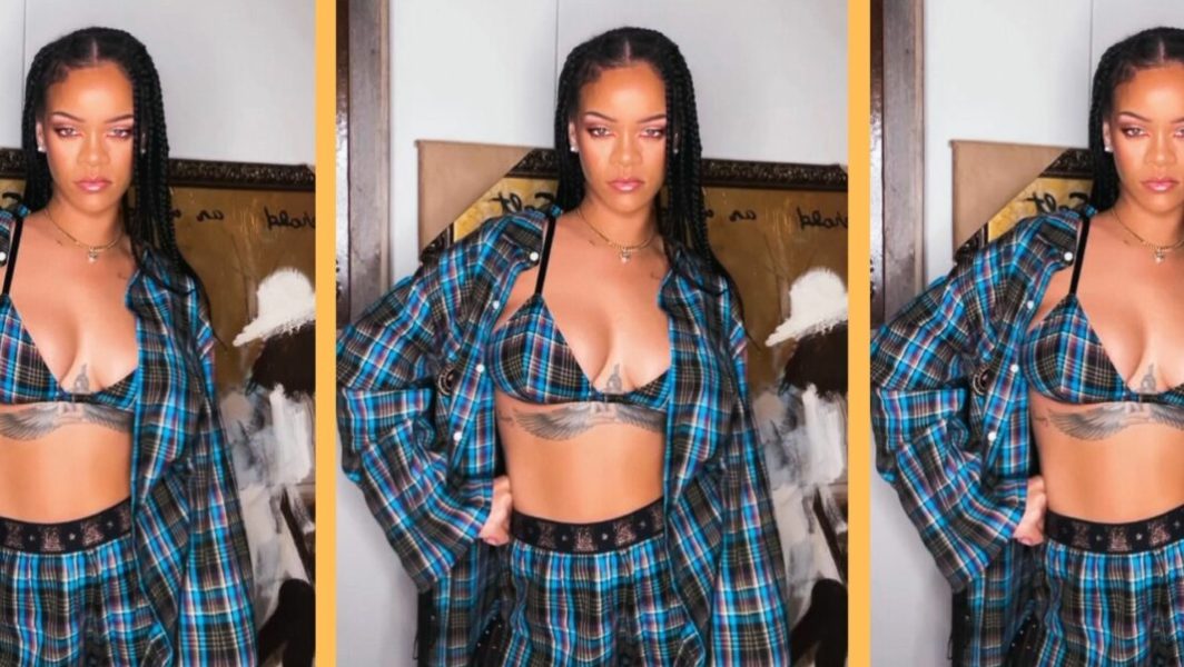 Rihanna-dans-son-nouveau-pyjama-Savage-x-Fenty