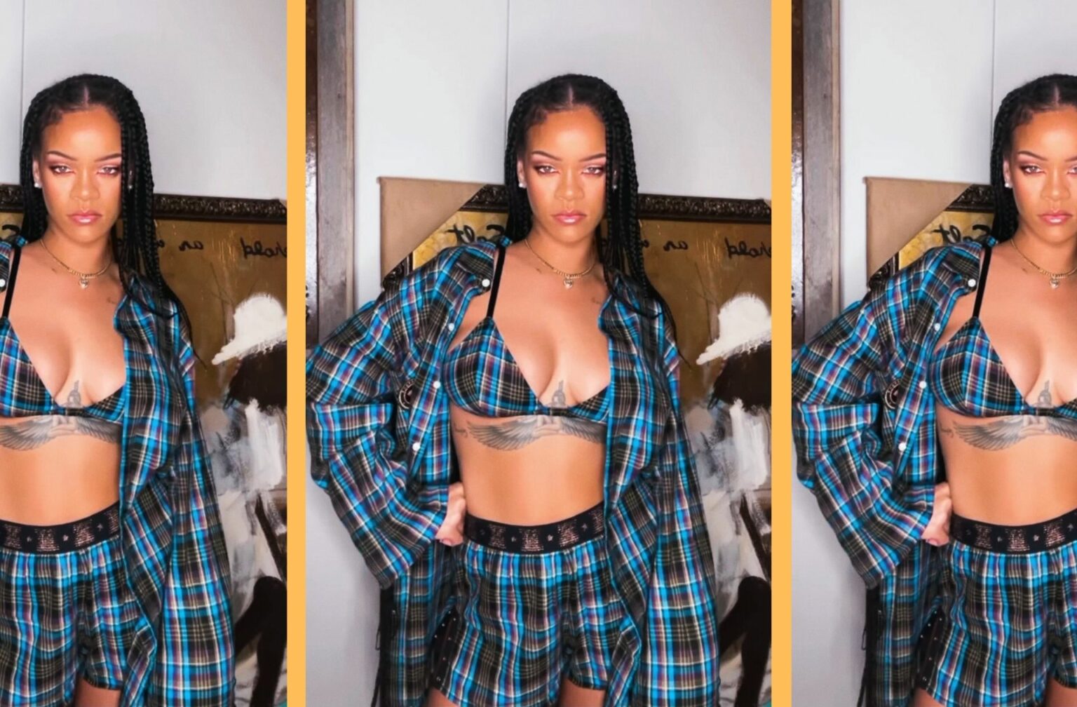 Rihanna-dans-son-nouveau-pyjama-Savage-x-Fenty Rihanna-dans-son-nouveau-pyjama-Savage-x-Fenty