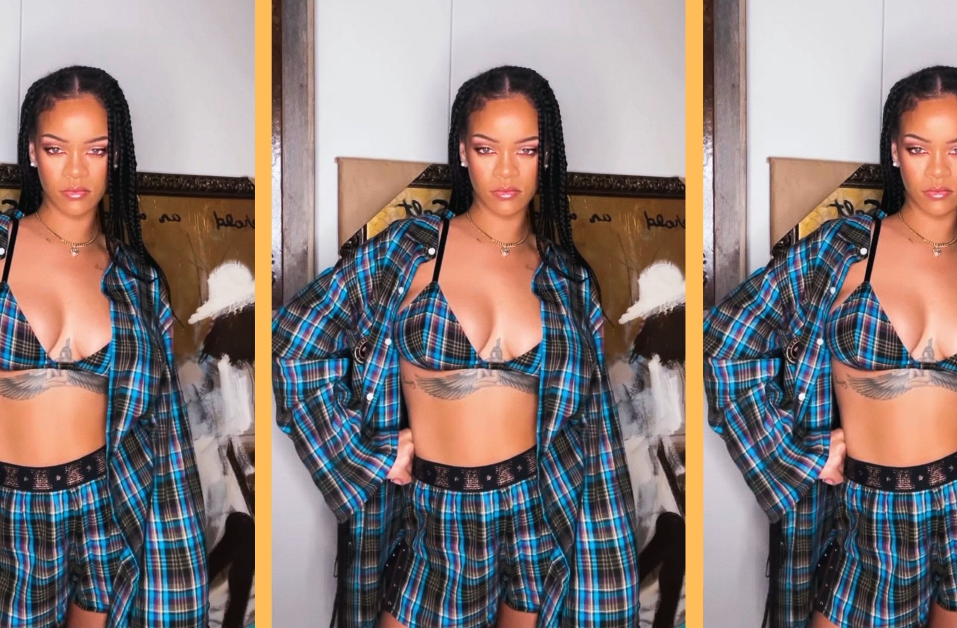 Rihanna-dans-son-nouveau-pyjama-Savage-x-Fenty Rihanna-dans-son-nouveau-pyjama-Savage-x-Fenty
