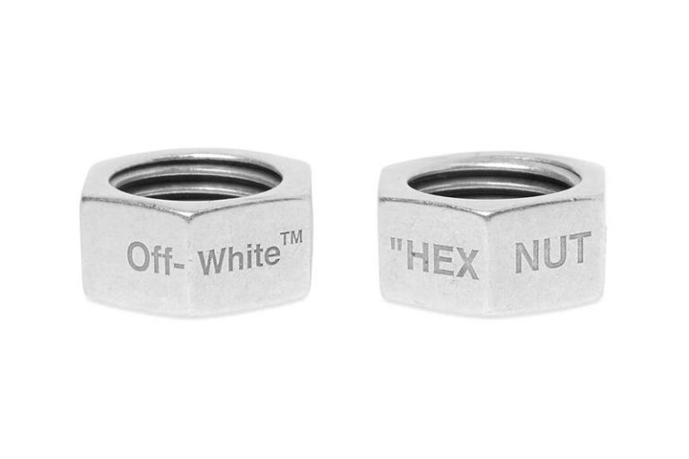 hex-nut-shaped-ring-Off-White hex-nut-shaped-ring-Off-White