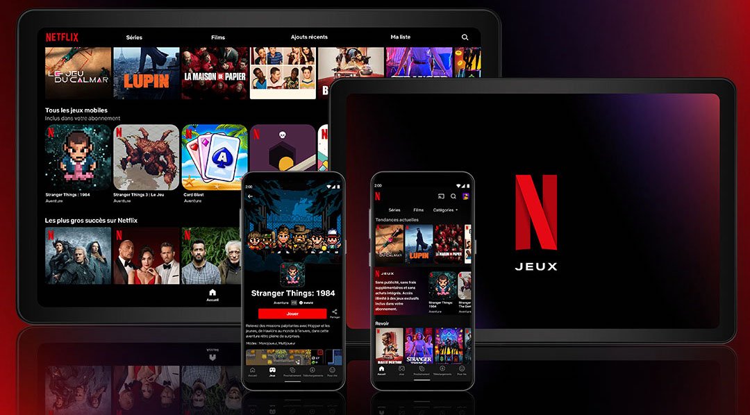 La rubrique Jeux de Netflix