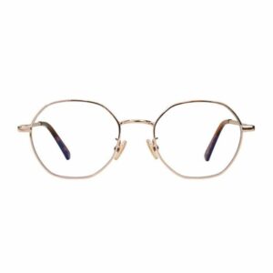 Une monture de lunettes de vue en métal avec des plaquettes, Le Petit Lunetier, 49,95€. Une monture de lunettes de vue en métal avec des plaquettes, Le Petit Lunetier, 49,95€.