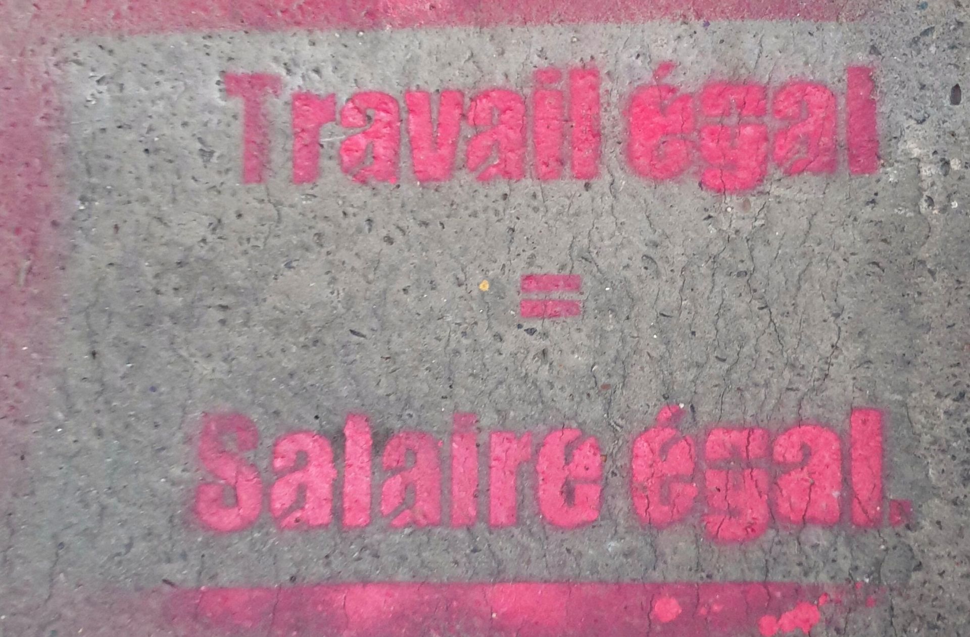 travail egal salaire egal