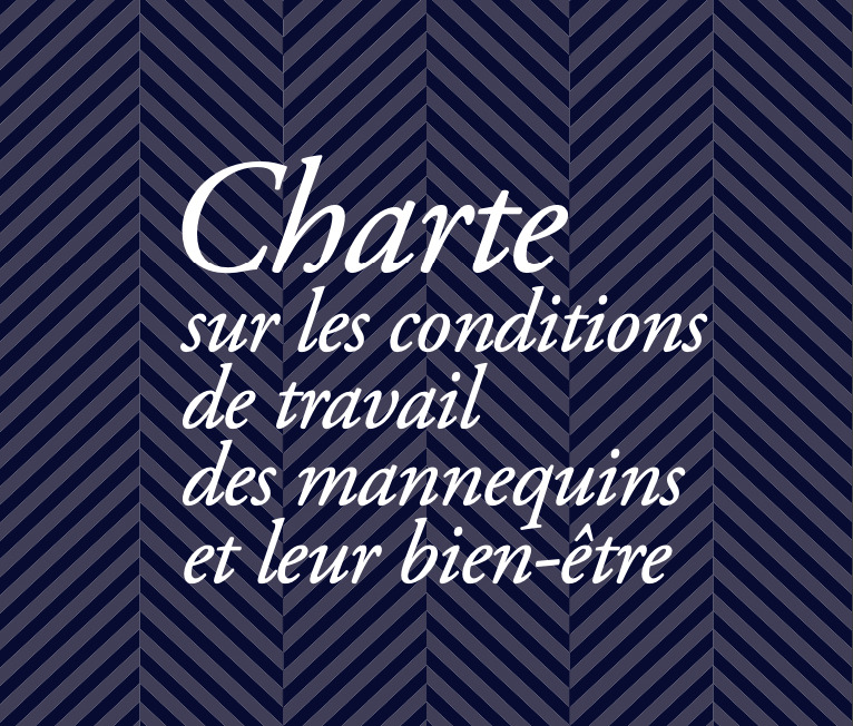 La couverture de la fameuse Charte sur les conditions de travail des mannequins et leur bien-être, co-signée par Kering et LVMH en 2017.