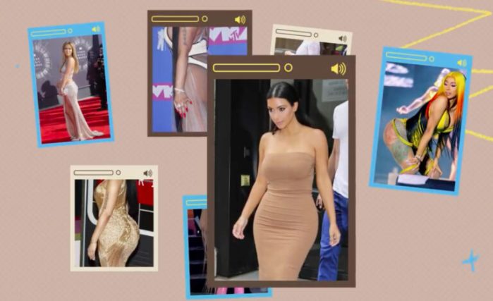Extrait de la bande-annonce de Bootyful avec des photos de stars aux fesses "généreuses" 