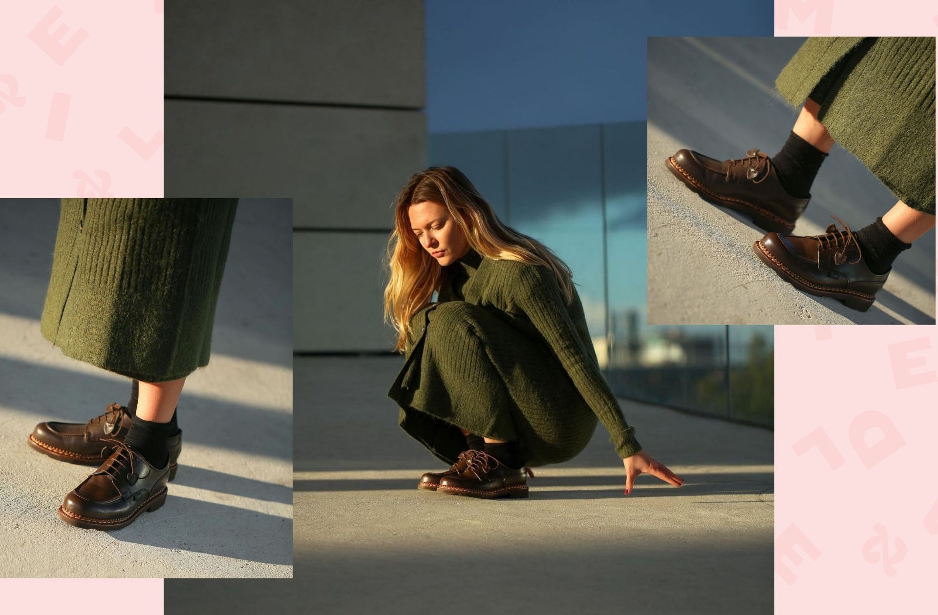 DIANE MOYSSAN pour le lookbook de Paraboot.