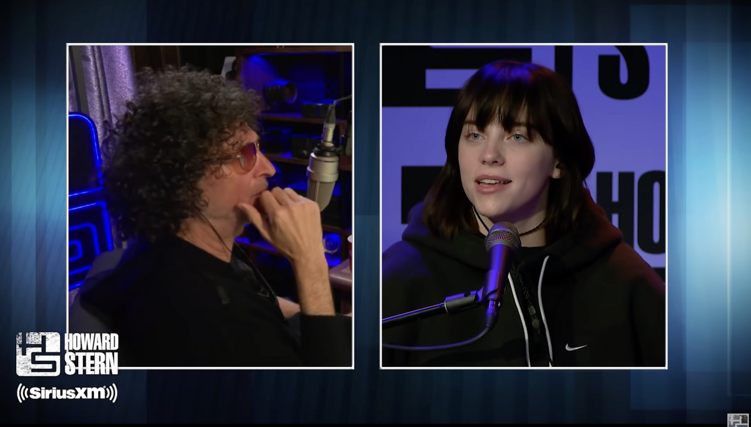 Howard Stern Show sur la radio Sirius XM - billie eilish