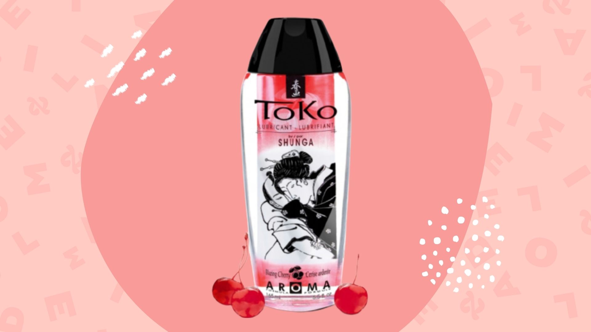 Le lubrifiant Toko de Shunga parfum cerise