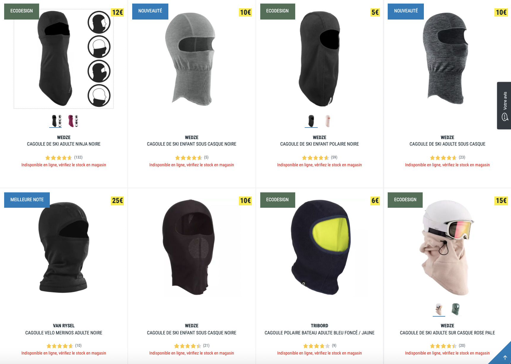 Le rayon cagoule de Decathlon, dévalisé par le TikTok gorpcore et Avant Apocalypse ?