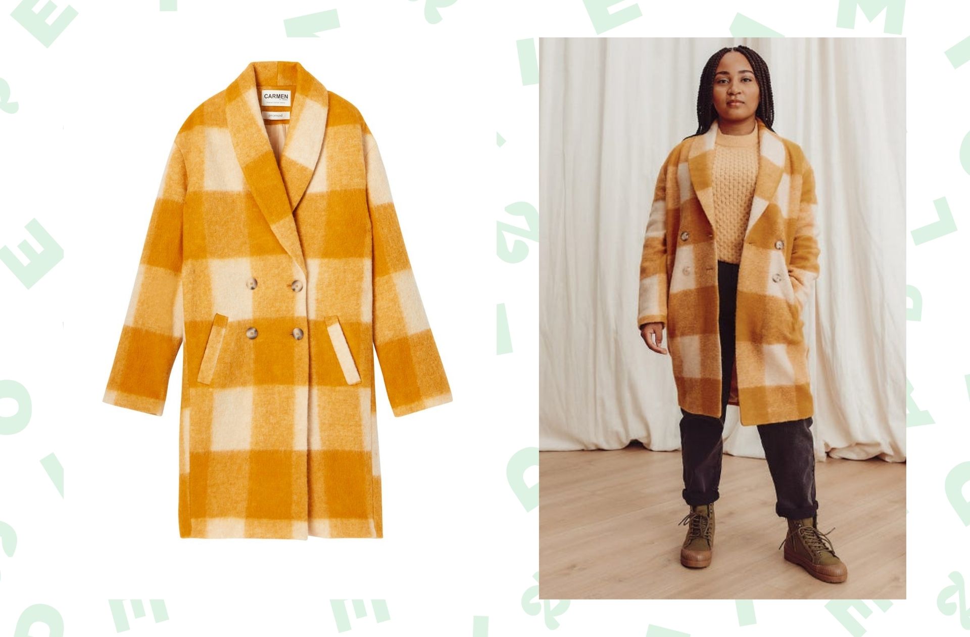 Manteau-en-laine-à-gros-carreaux-promod