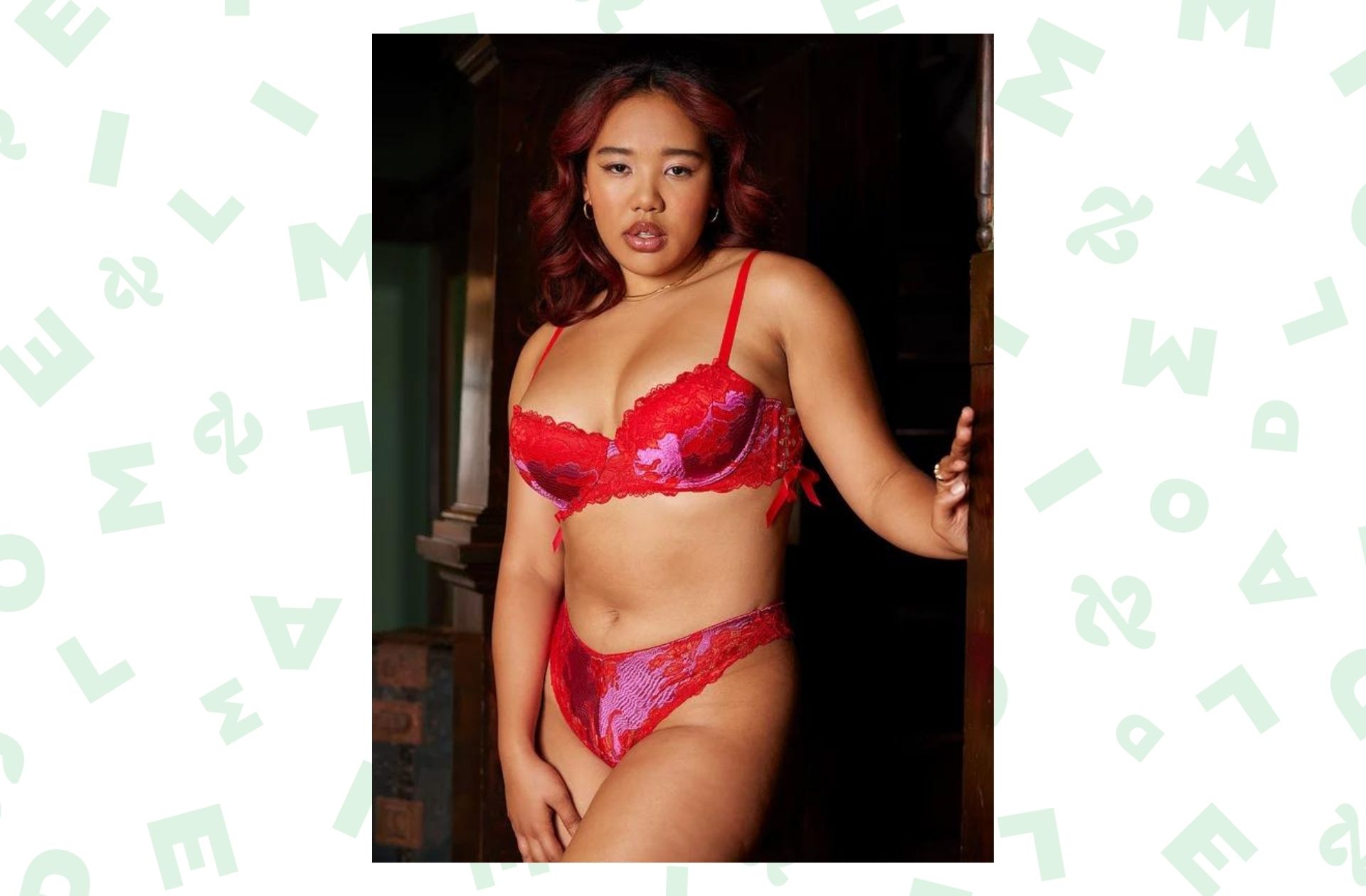 Soutien-gorge à balconnet, en 56% nylon, 37% polyester, 7% élasthanne, des tours de poitrine 85 à 120, et des bonnets A à H — Savage x Fenty — à partir de 29€.