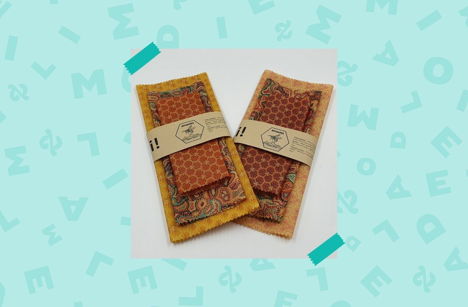 Des beewraps. Des beewraps.