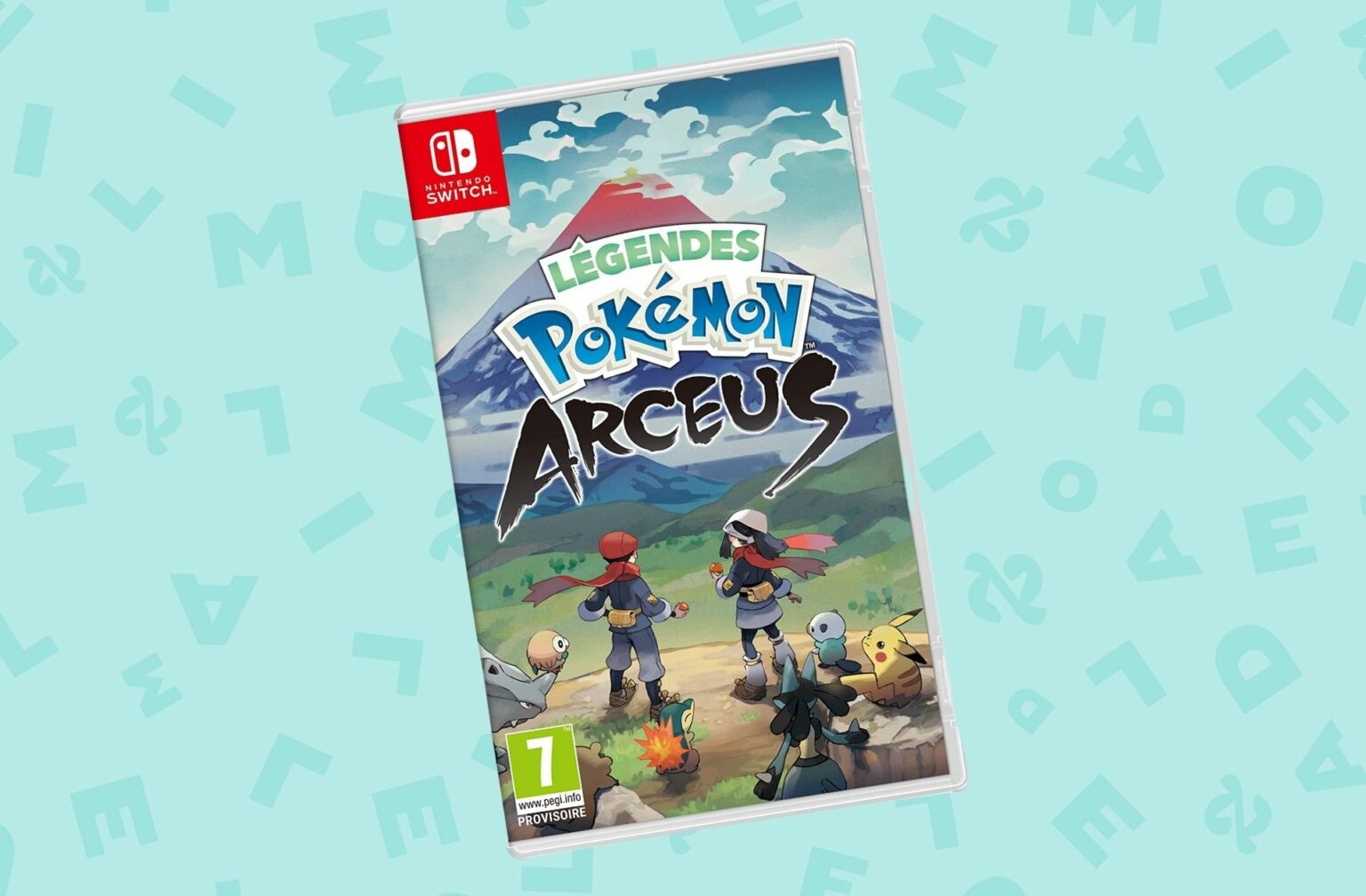 La boîte de Légendes Pokémon : Arceus sur Switch. La boîte de Légendes Pokémon : Arceus sur Switch.
