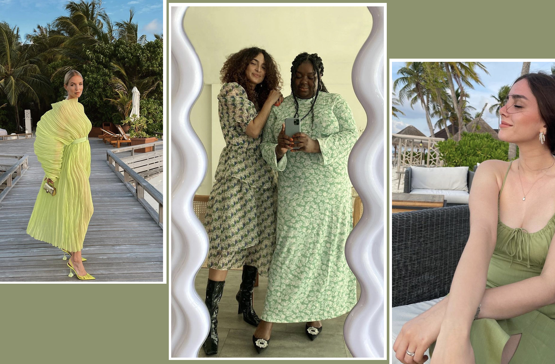 robe verte hiver 2018