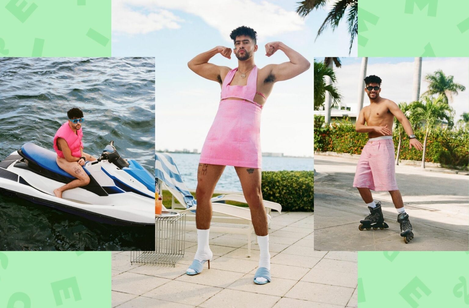 Bad Bunny enfile une robe pour la nouvelle campagne Jacquemus Bad Bunny enfile une robe pour la nouvelle campagne Jacquemus