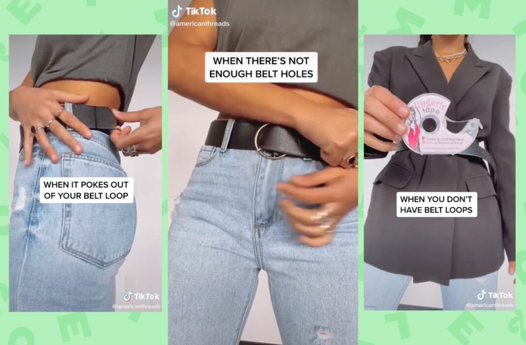 Faire un trou top dans sa ceinture