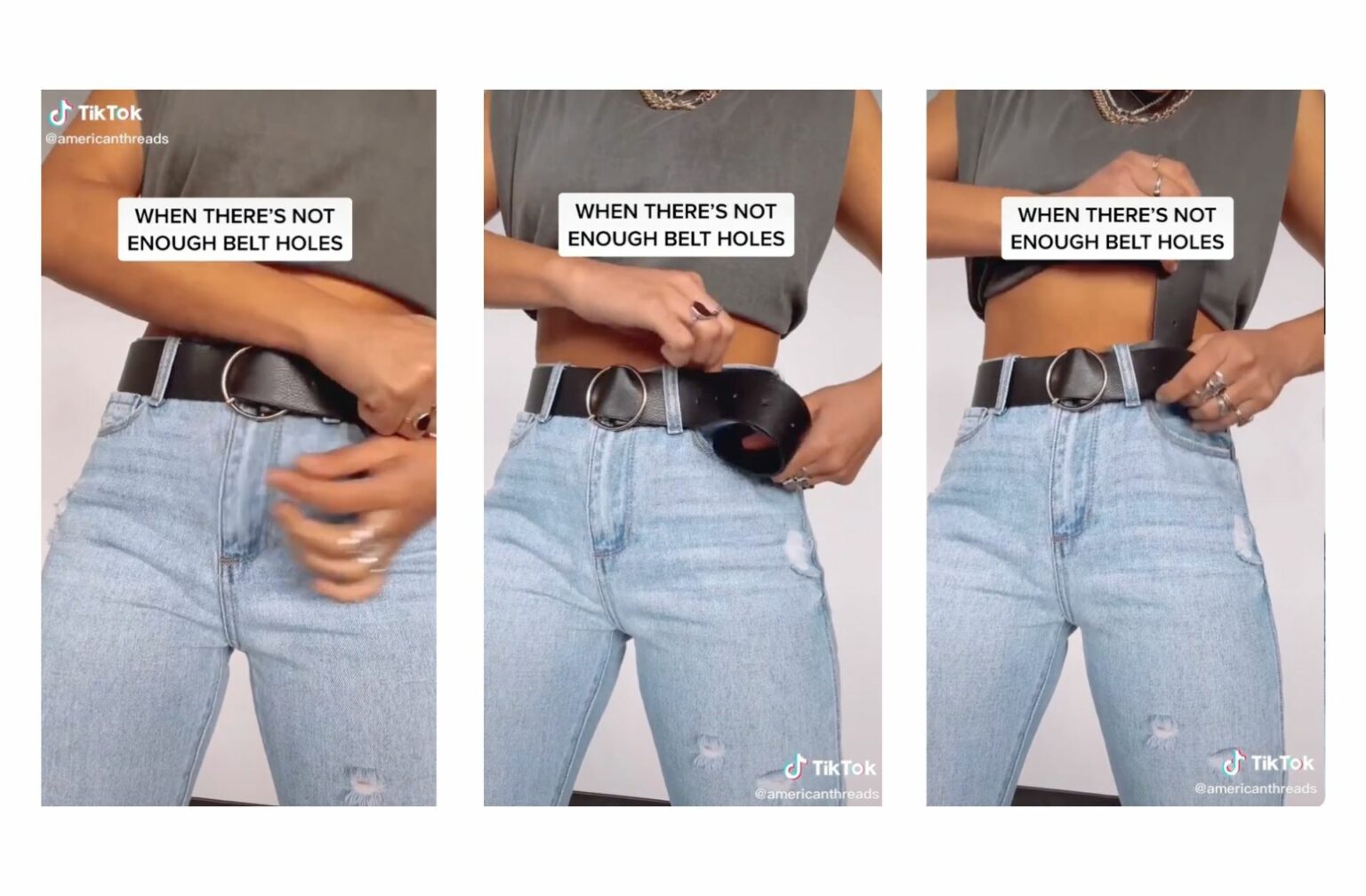 Comment utiliser une ceinture qui manque de trous sans en faire de nouveaux ? Comment utiliser une ceinture qui manque de trous sans en faire de nouveaux ?