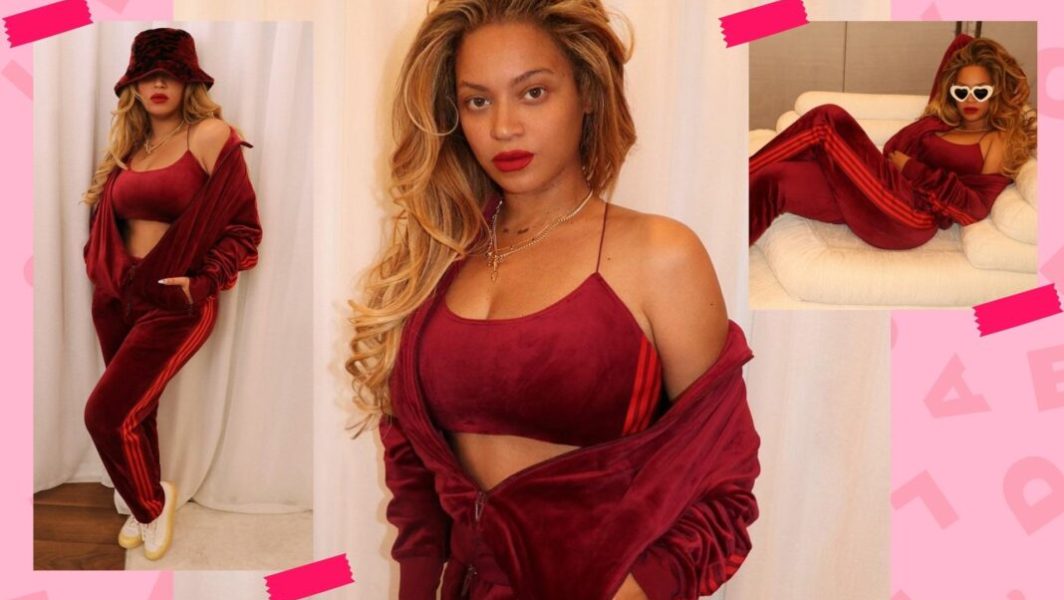 Ls ingrédients de la Saint-Valentin selon Beyoncé : vinyle rouge et pilou pilou rose