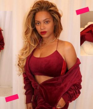 Ls ingrédients de la Saint-Valentin selon Beyoncé : vinyle rouge et pilou pilou rose Ls ingrédients de la Saint-Valentin selon Beyoncé : vinyle rouge et pilou pilou rose