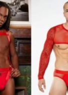 Rihanna-nous-offre-des-mecs-en-lingerie-sexy-pour-la-Saint-Valentin-entre-harnais-vinyle-et-slip-résille