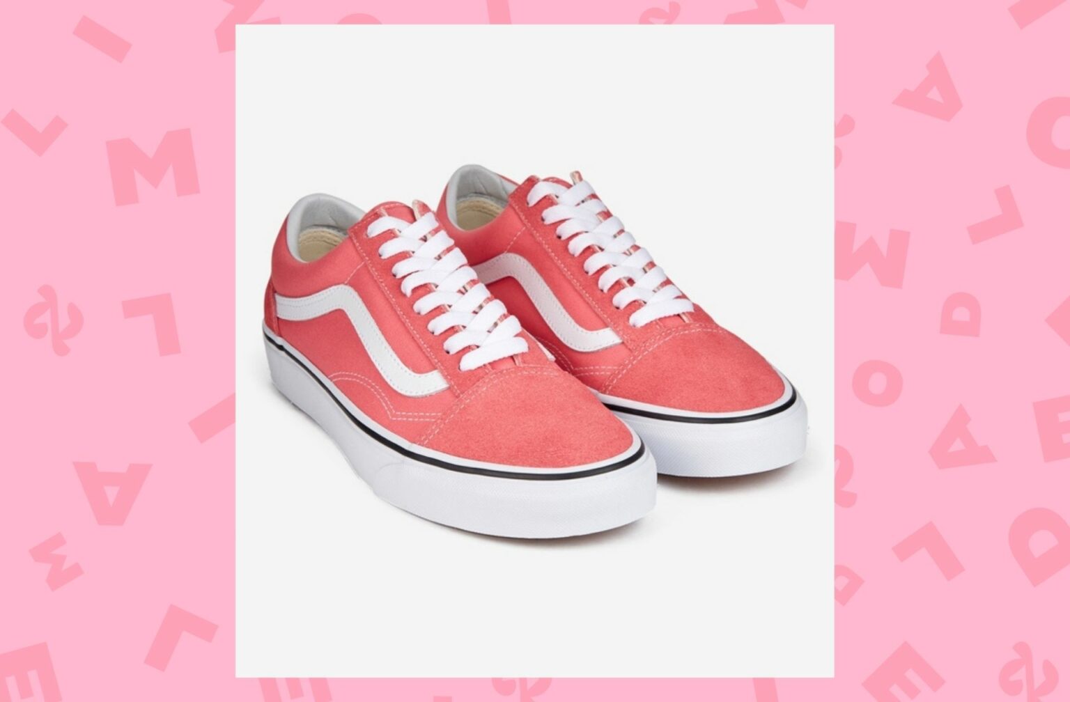 VANS-—-Baskets-basses-Old-Skool-corail VANS-—-Baskets-basses-Old-Skool-corail