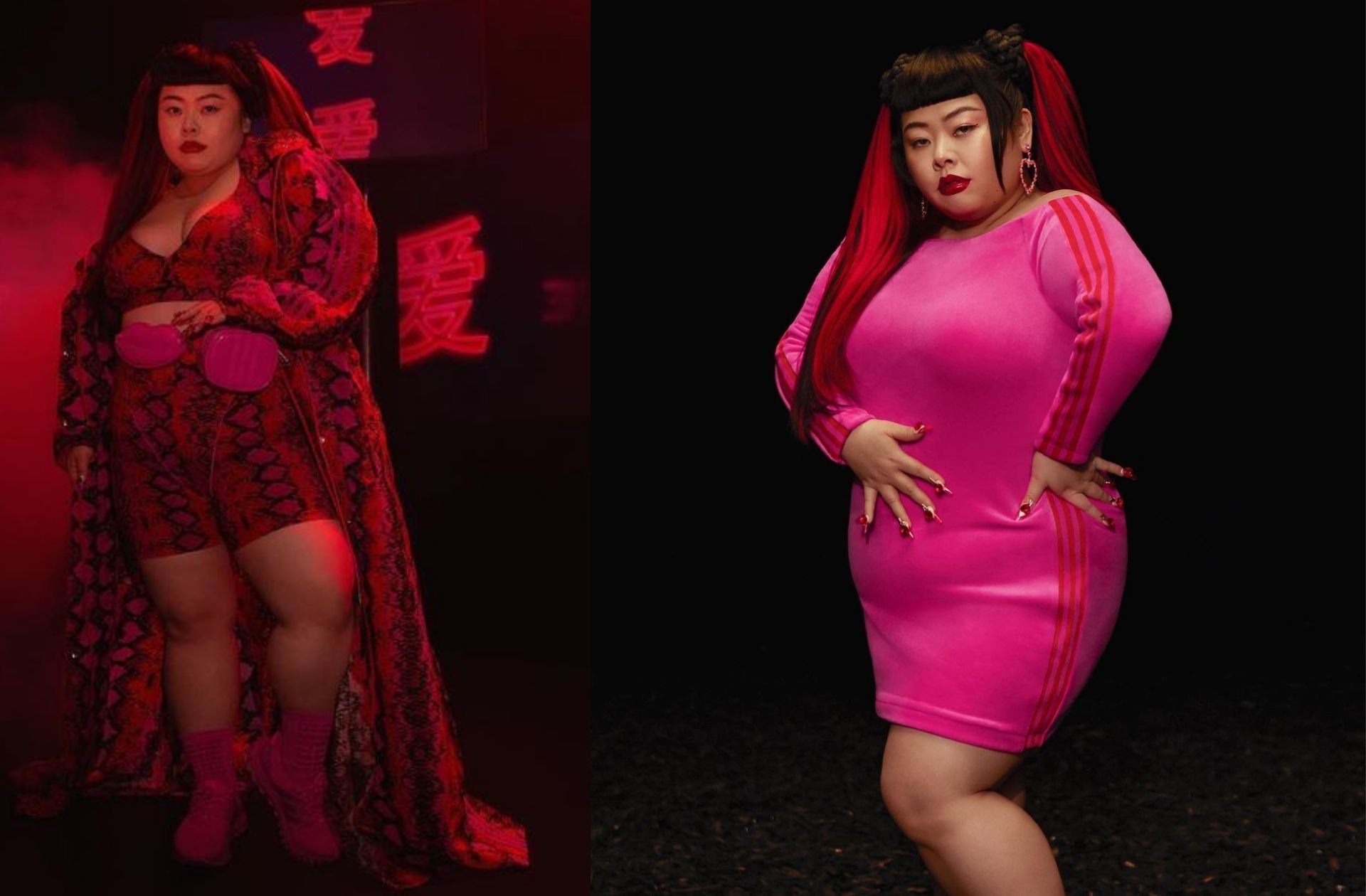 La comédienne japonaise Naomi Watanabe pour IvyHeart, la dernière collection Ivy Park x Adidas. La comédienne japonaise Naomi Watanabe pour IvyHeart, la dernière collection Ivy Park x Adidas.