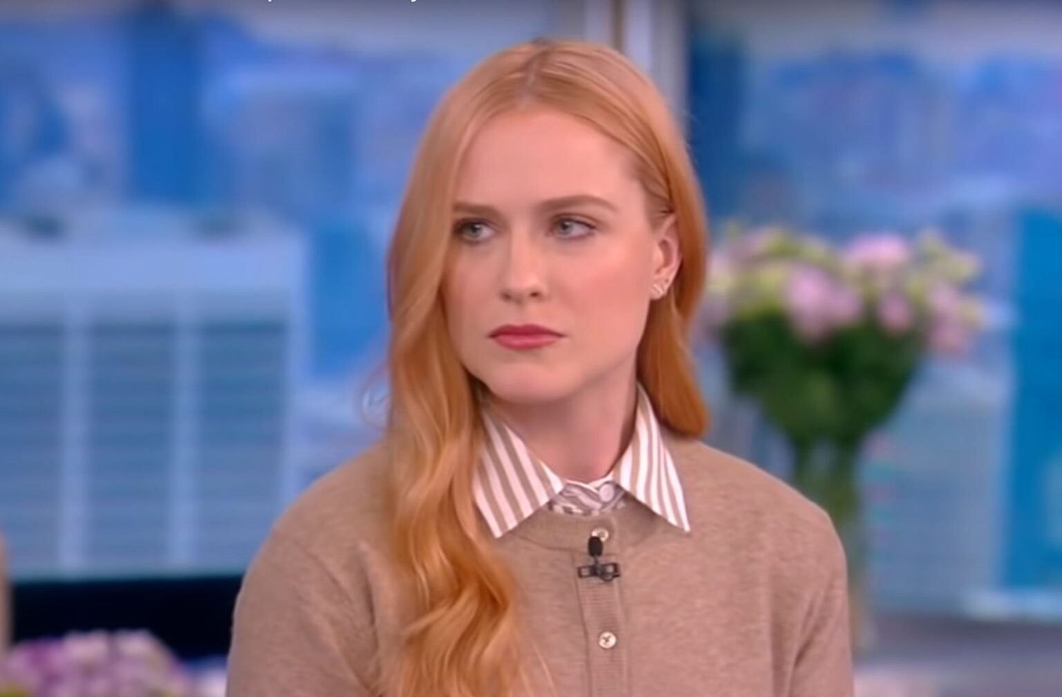 evan rachel wood – the view evan rachel wood – the view