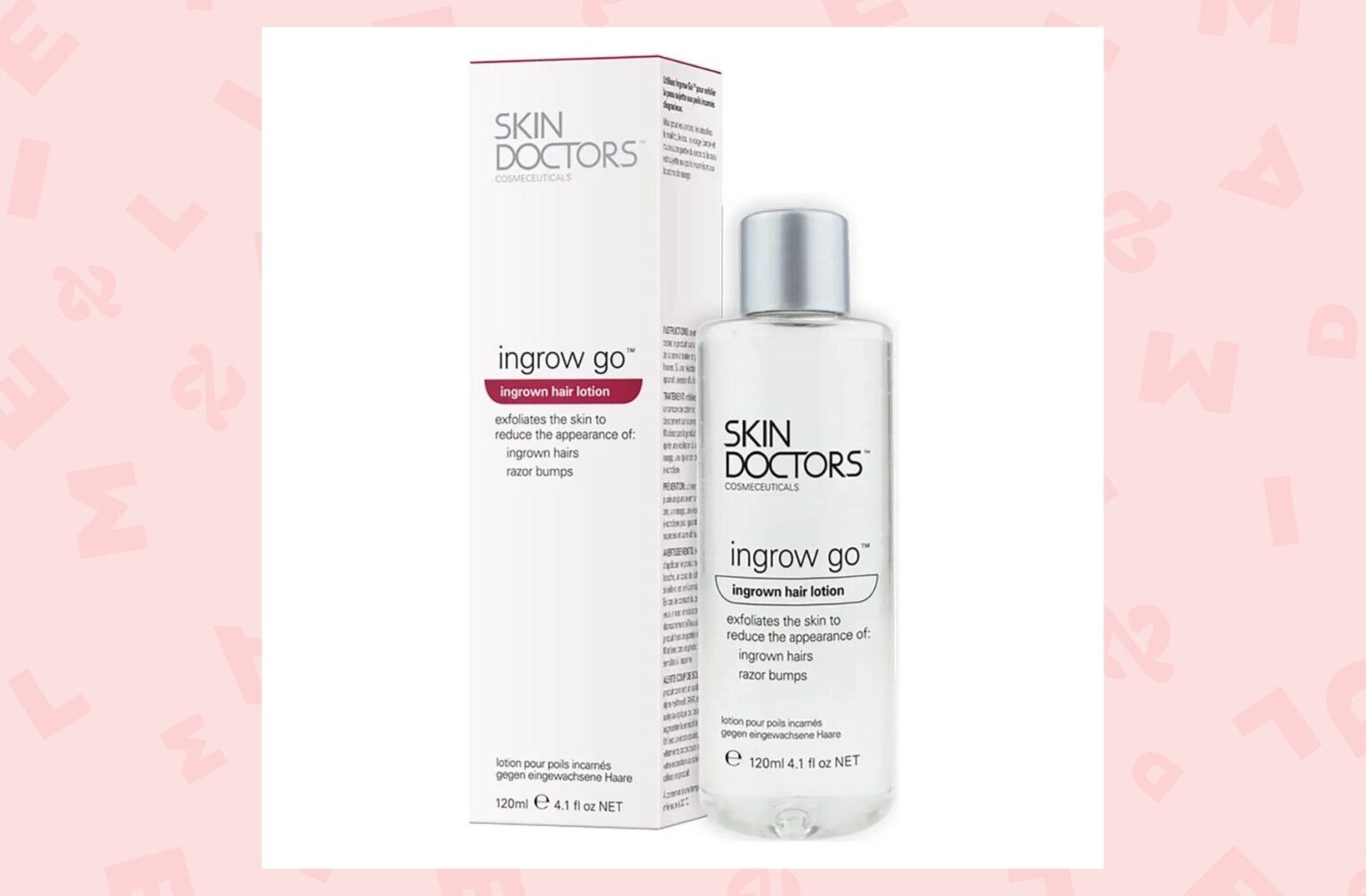 Lotion pour poils incarnés Skin Doctors InGrow Go 120ml Lotion pour poils incarnés Skin Doctors InGrow Go 120ml