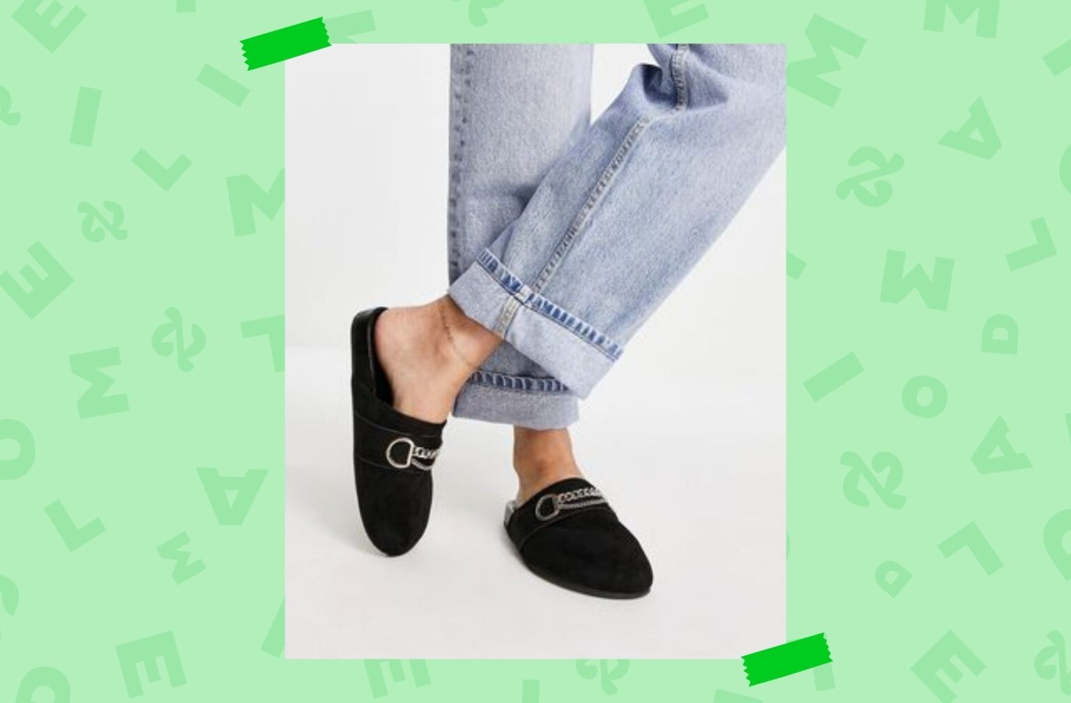 River Island – Chaussures sabots à détails métalliques – Noir River Island – Chaussures sabots à détails métalliques – Noir