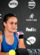 Sydney, Australia - 11 January 2019:  Ashleigh Barty during the Sydney International singles semifinal match press conference at Sydney Olympic Park. (Photo by Rob Keating/robiciatennis.com)