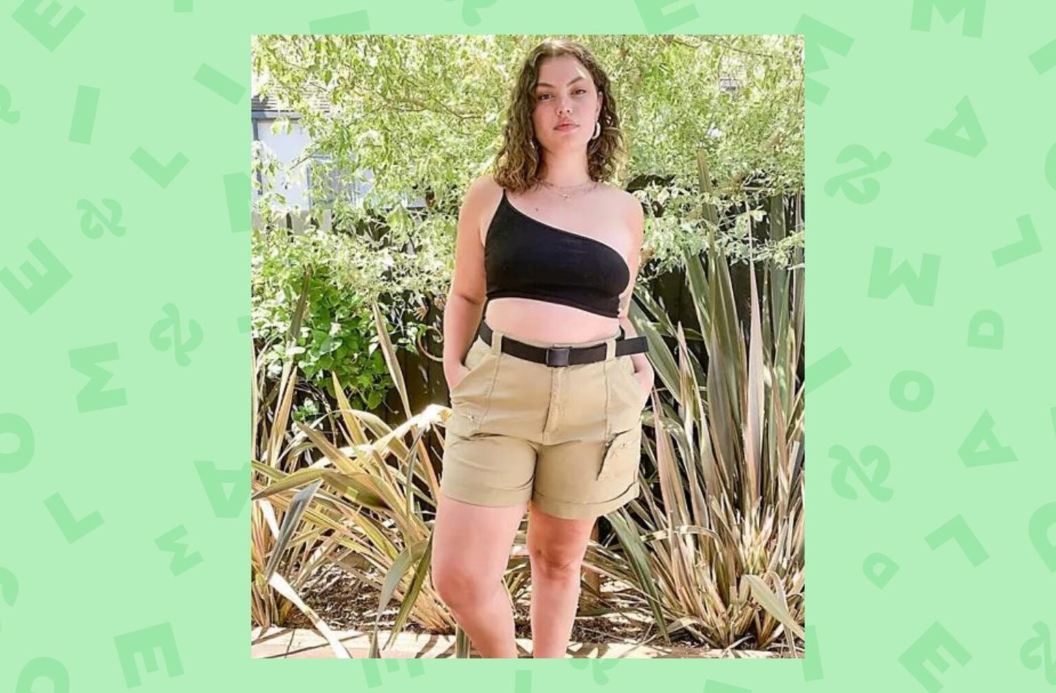 ASOS DESIGN Curve – Short safari fonctionnel à ceinture – Olive ASOS DESIGN Curve – Short safari fonctionnel à ceinture – Olive
