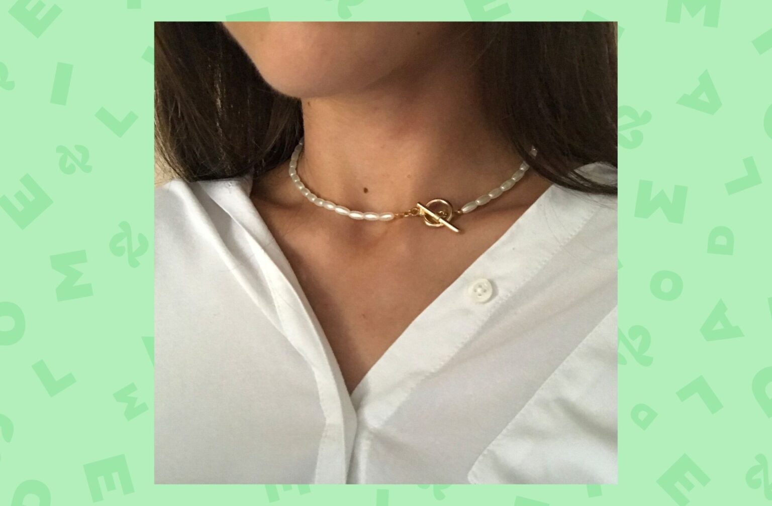 Collier fait main| handmade | Choker necklace | ras de cou 1960 | minimalist | beaded | white | vintage | 80| 70 | 90 | perles d’eau douce Collier fait main| handmade | Choker necklace | ras de cou 1960 | minimalist | beaded | white | vintage | 80| 70 | 90 | perles d’eau douce