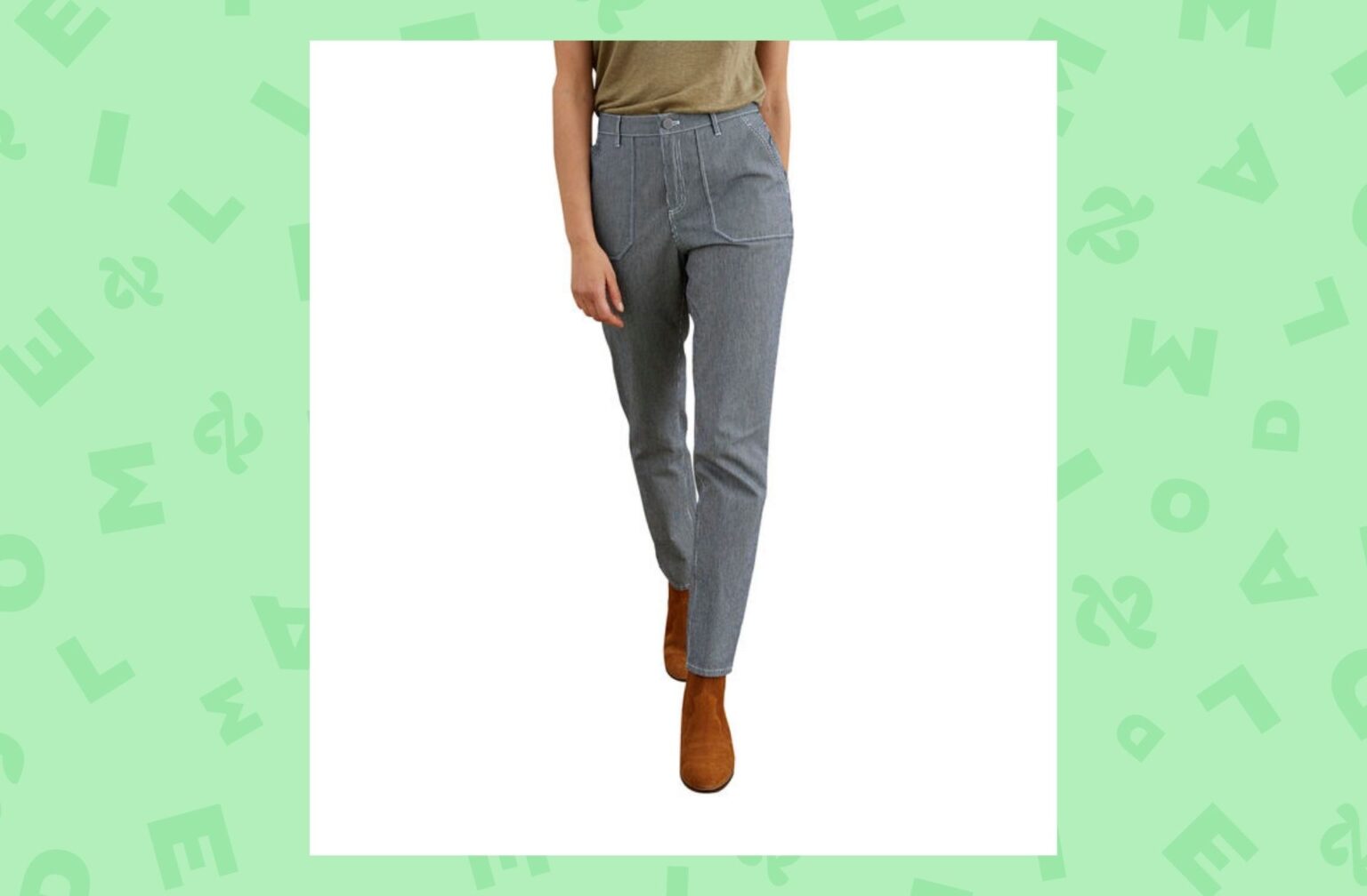 CYRILLUS — Pantalon cargo rayé femme CYRILLUS — Pantalon cargo rayé femme