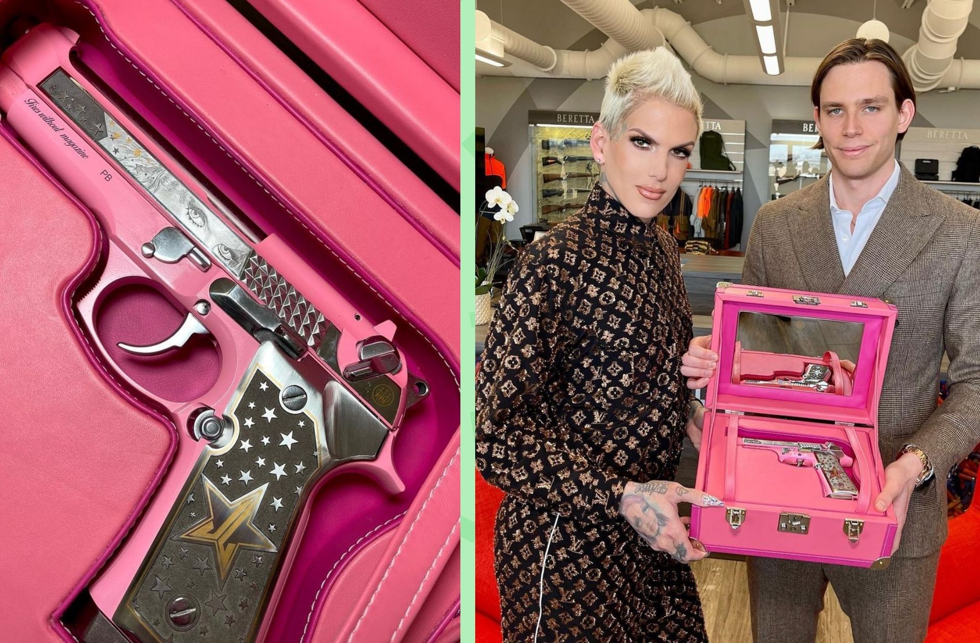 L’inquiétante collab’ Jeffree Star Cosmectics x Beretta pour une arme à feu